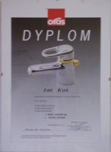 dyplom Oras