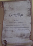 certyfikat